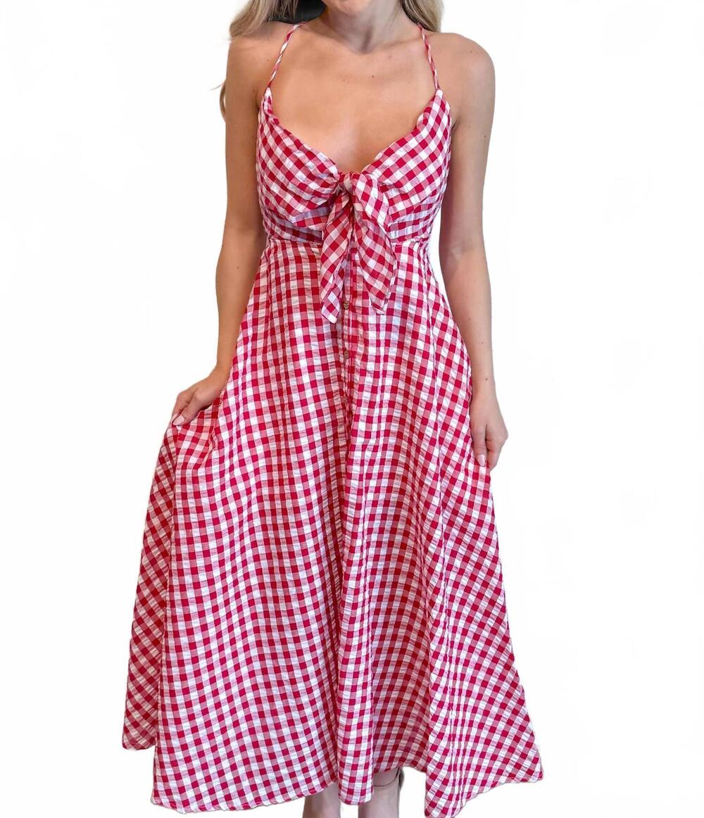 NEW ADELINE vivi dress in red